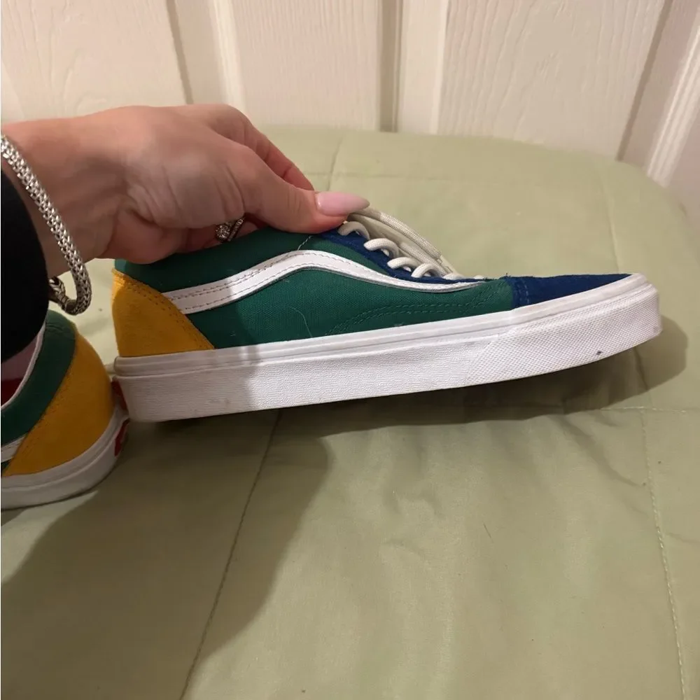 Vans Blue and Green Sneakers YACHT CLUB OLD SKOOL